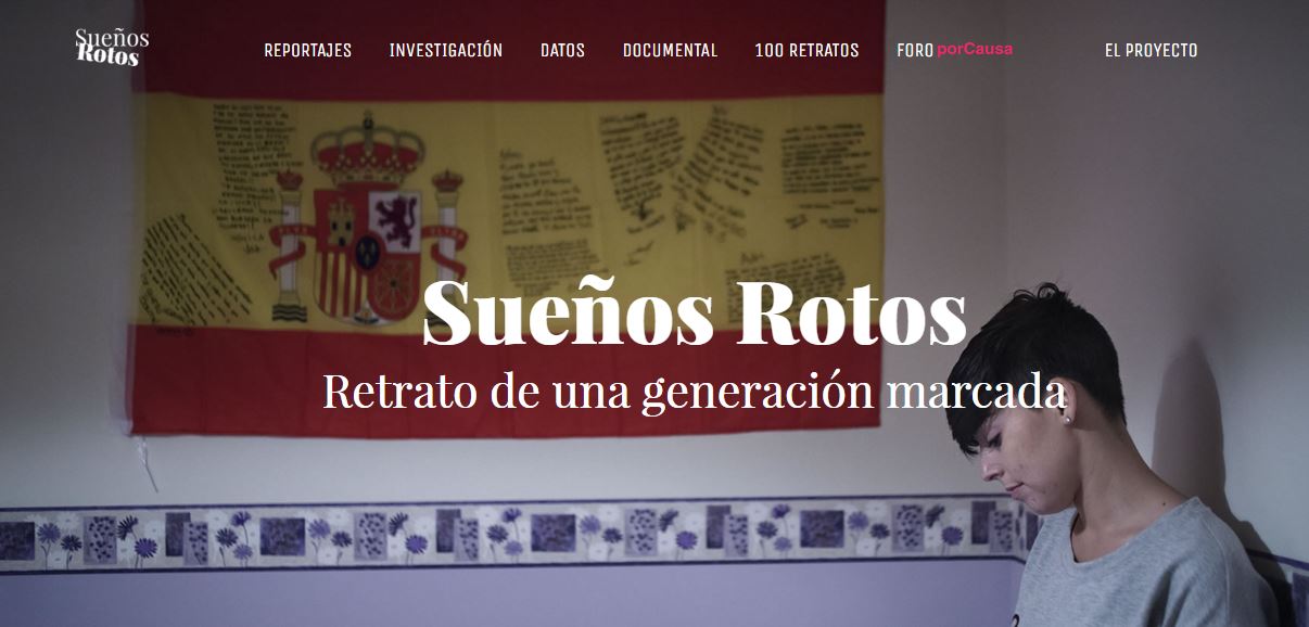 Sueños Rotos. Retrato de una generación marcada - Fundación porCausa.