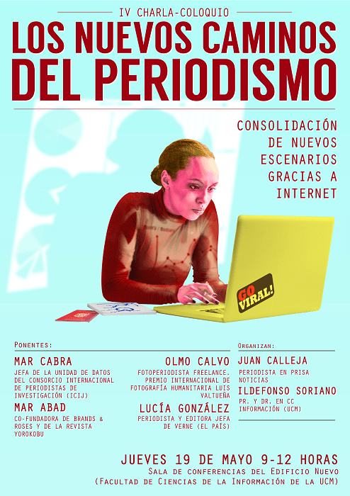 Cartel IV Edición de 'Los nuevos caminos del periodismo'